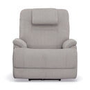 Flexsteel Zecliner Model 2+ Shell Power Lift Recliner with Power Headrest, Lumbar, Heat & Massage 1092-55P5-352-01