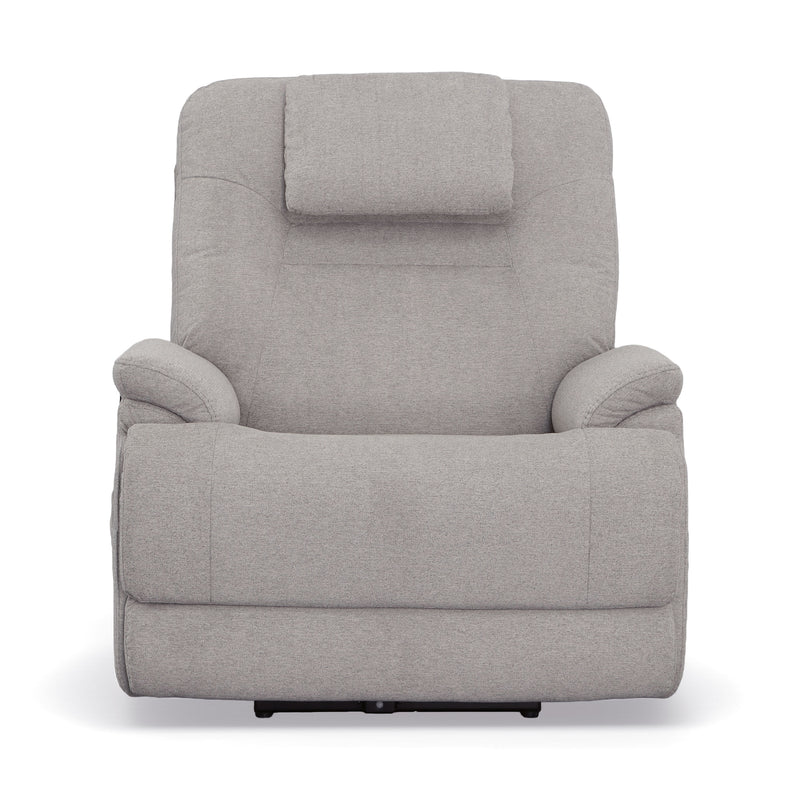 Flexsteel Zecliner Model 2+ Shell Power Lift Recliner with Power Headrest, Lumbar, Heat & Massage 1092-55P5-352-01