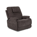 Flexsteel Zecliner Model 2+ Umber Power Lift Recliner with Power Headrest, Lumbar, Heat & Massage 1092-55P5-358-04