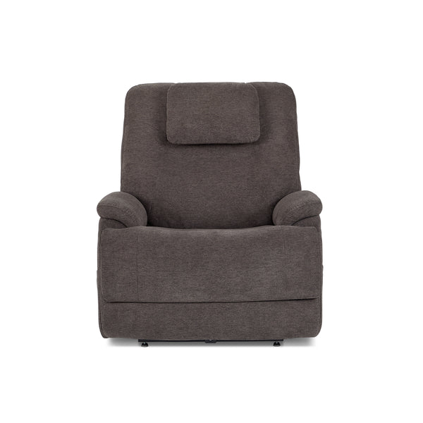Flexsteel Zecliner Model 2+ Umber Power Lift Recliner with Power Headrest, Lumbar, Heat & Massage 1092-55P5-358-04