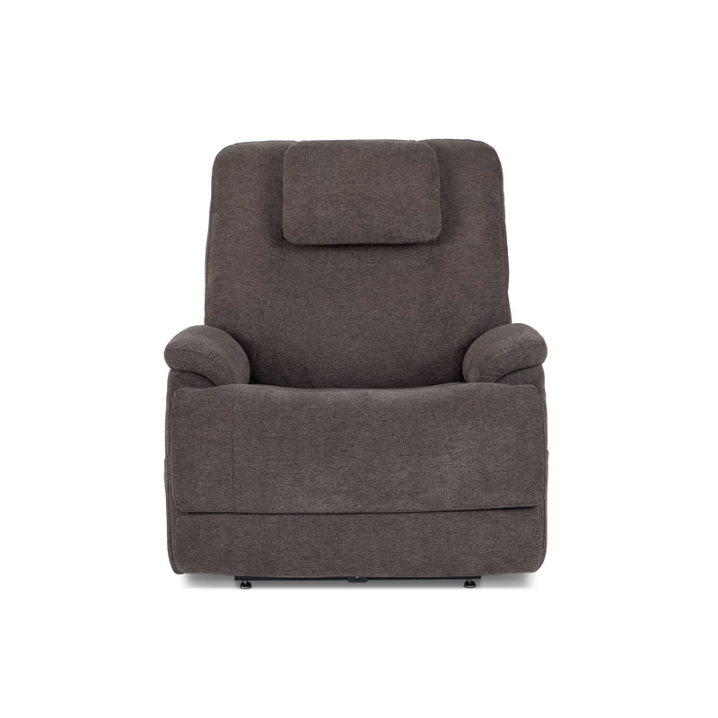 Flexsteel Zecliner Model 2+ Umber Power Lift Recliner with Power Headrest, Lumbar, Heat & Massage 1092-55P5-358-04