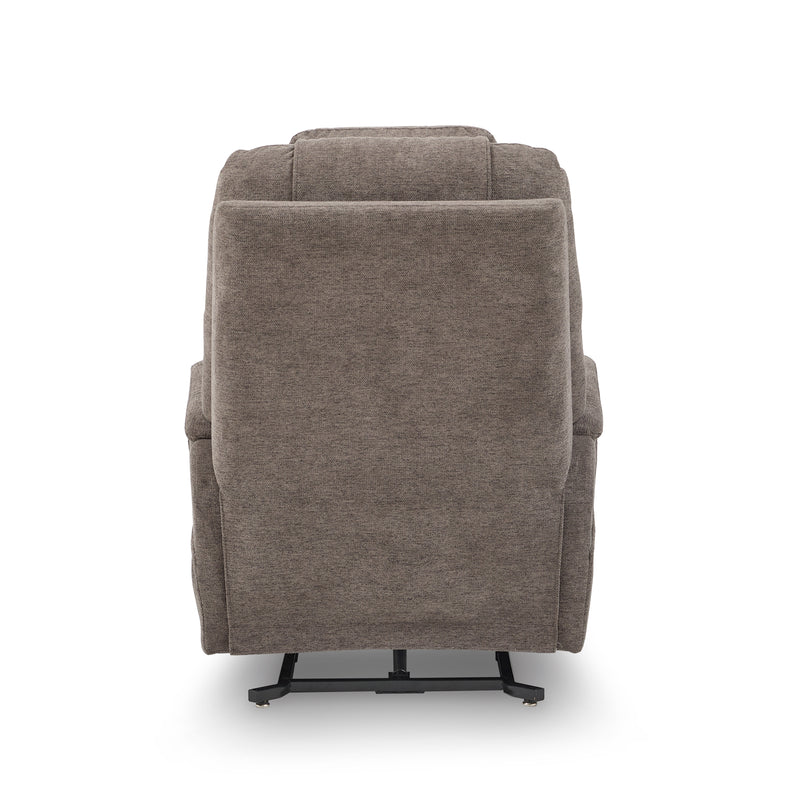Flexsteel Zecliner Model 3+ Umber Fabric Power Lift Recliner with Power Headrest, Lumbar, Heat & Massage 1093-55P5-358-04