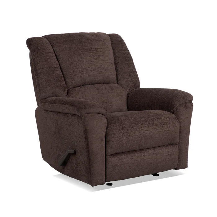 Flexsteel Perfect Match Plush Fabric Power Gliding Recliner with Power Headrest & Lumbar in Buffalo