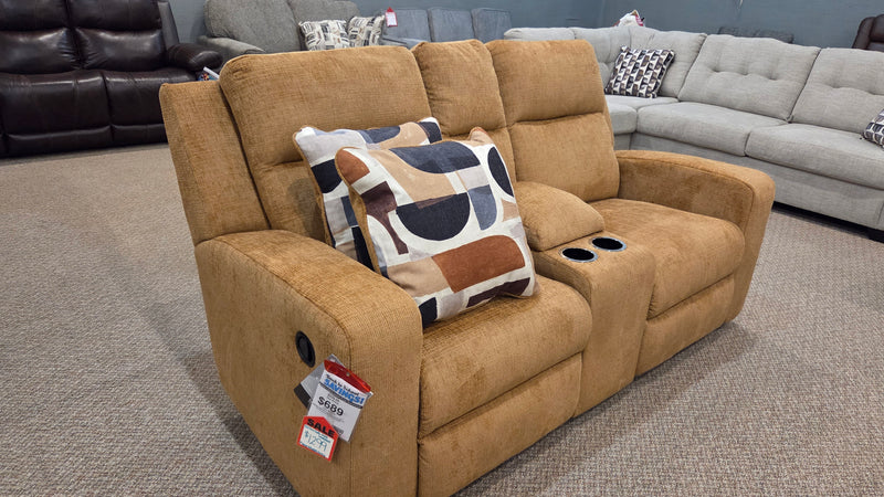 Kanlow Honey Reclining Sofa And Loveseat