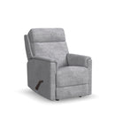 Flexsteel Perfect Match Compact Gray Glider Recliner