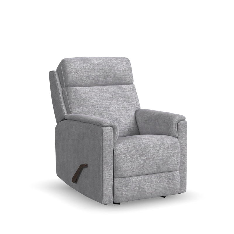 Flexsteel Perfect Match Compact Gray Glider Recliner