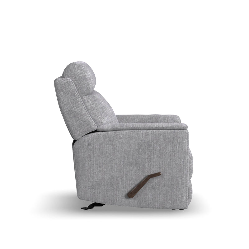 Flexsteel Perfect Match Compact Gray Glider Recliner