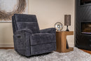 Flexsteel Perfect Match Sophisticated Steel Power Swivel Glider Recliner