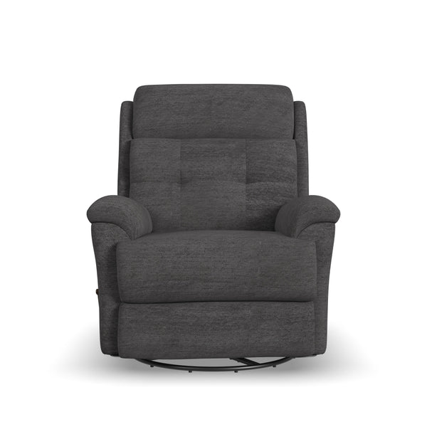 Flexsteel Perfect Match Sophisticated Steel Swivel Glider Recliner