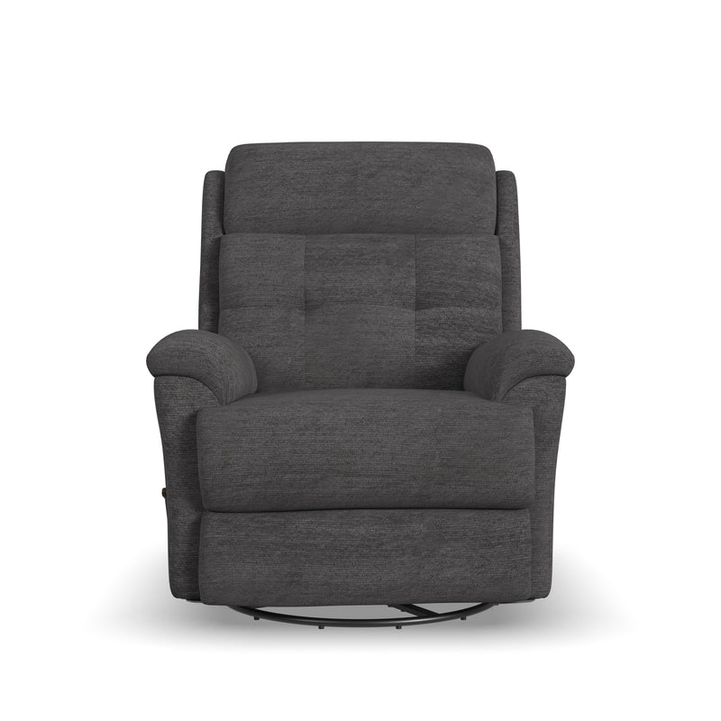 Flexsteel Perfect Match Sophisticated Steel Swivel Glider Recliner