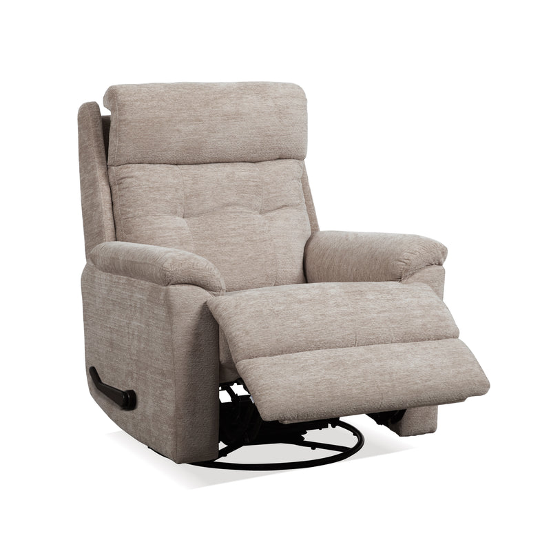 Flexsteel Perfect Match Sophisticated Oat Swivel Glider Recliner