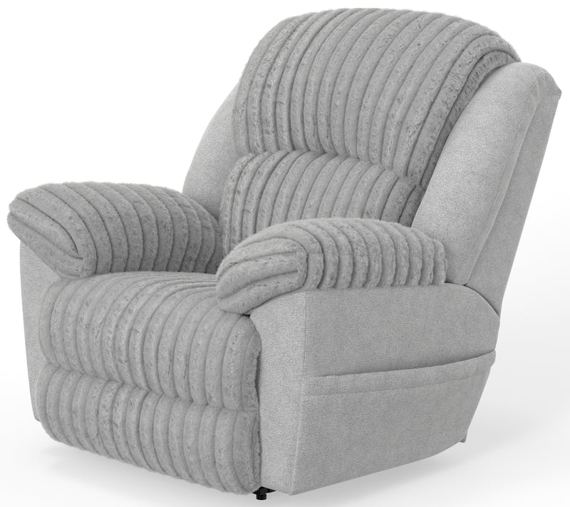 Catnapper Shaggy rocker recliner (moonstruck)