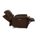 Flexsteel Perfect Match Plush Power Gliding Recliner with Power Headrest & Lumbar in Tavern Brown