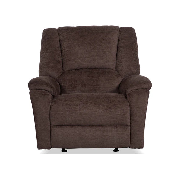 Flexsteel Perfect Match Plush Buffalo Fabric Gliding Recliner