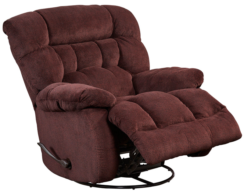 Catnapper Daly Swivel Chair Recliner - Cranapple
