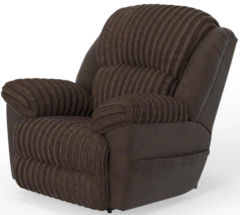 Catnapper Shaggy power recliner (chocolate)