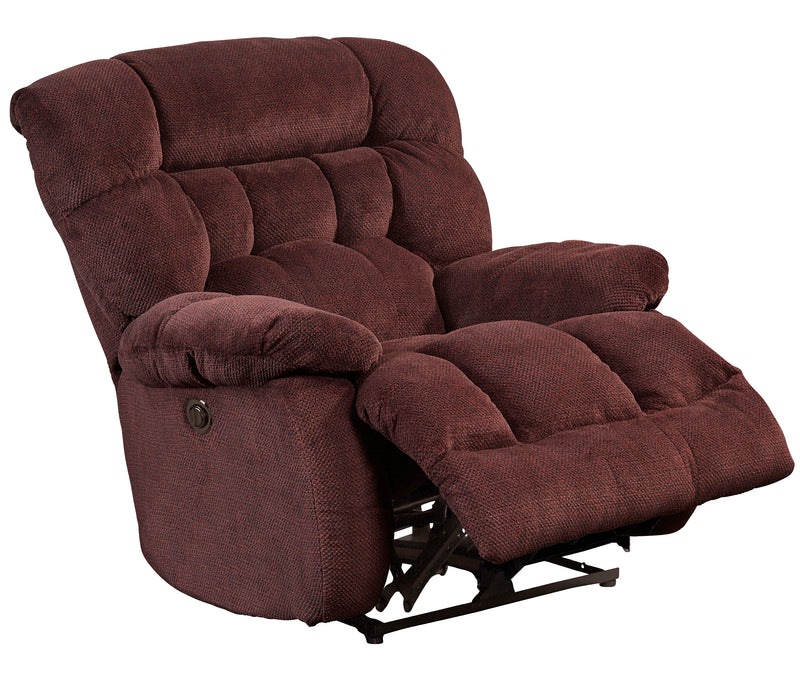 Catnapper Daly Power Lay Flat Recliner - Cranapple