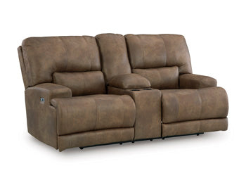 Beckley Place Power Reclining Loveseat with Console