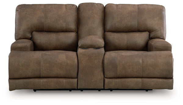 Beckley Place Power Reclining Loveseat with Console