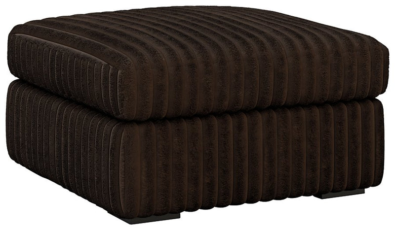 Midnight-Madness Oversized Accent Ottoman