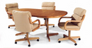 Chromcraft Douglas Extension Table with Tilt Swivel Chairs (Set of 5)
