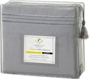 Clara Clark Bed Sheets Set, 1800 Series Deep Pocket Soft Microfiber Sheet Set (Gray)