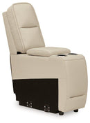 Double Deal Reclining Leather Sectional with 2 Consoles