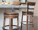 Pinnadel Bar Height Bar Stool (1/CN)