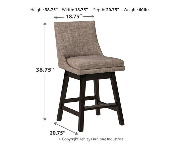 Tallenger Counter Height Bar Stool (Set of 2)