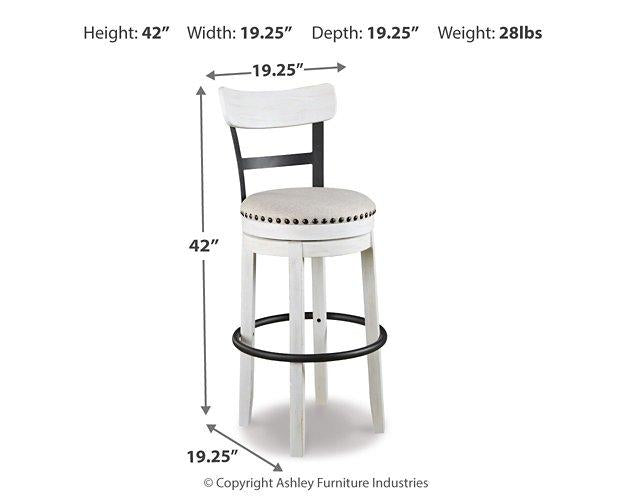 Valebeck Bar Height Bar Stool (1/CN)