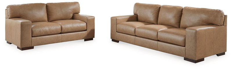Lombardia Leather Living Room Set