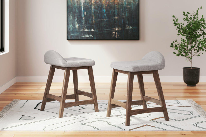Lyncott Counter Height Bar Stool (Set of 2)