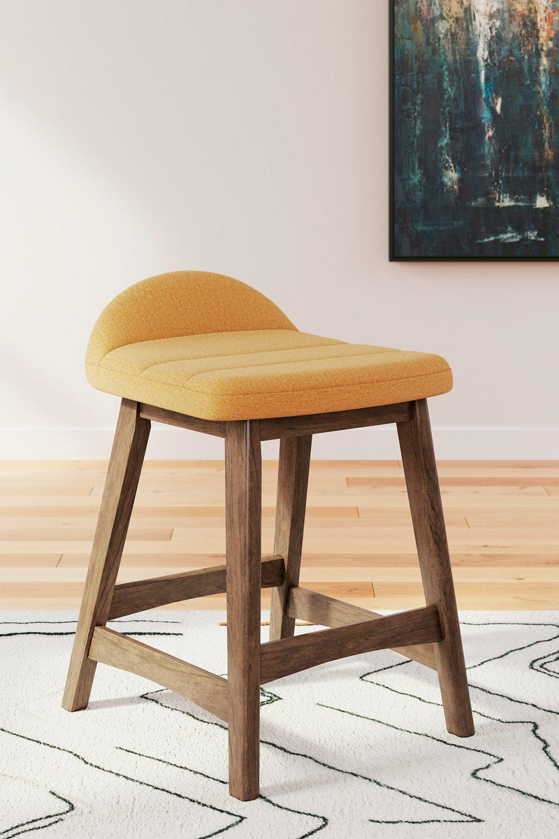 Lyncott Counter Height Bar Stool (Set of 2)
