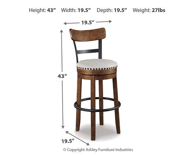 Valebeck Bar Height Bar Stool (1/CN)