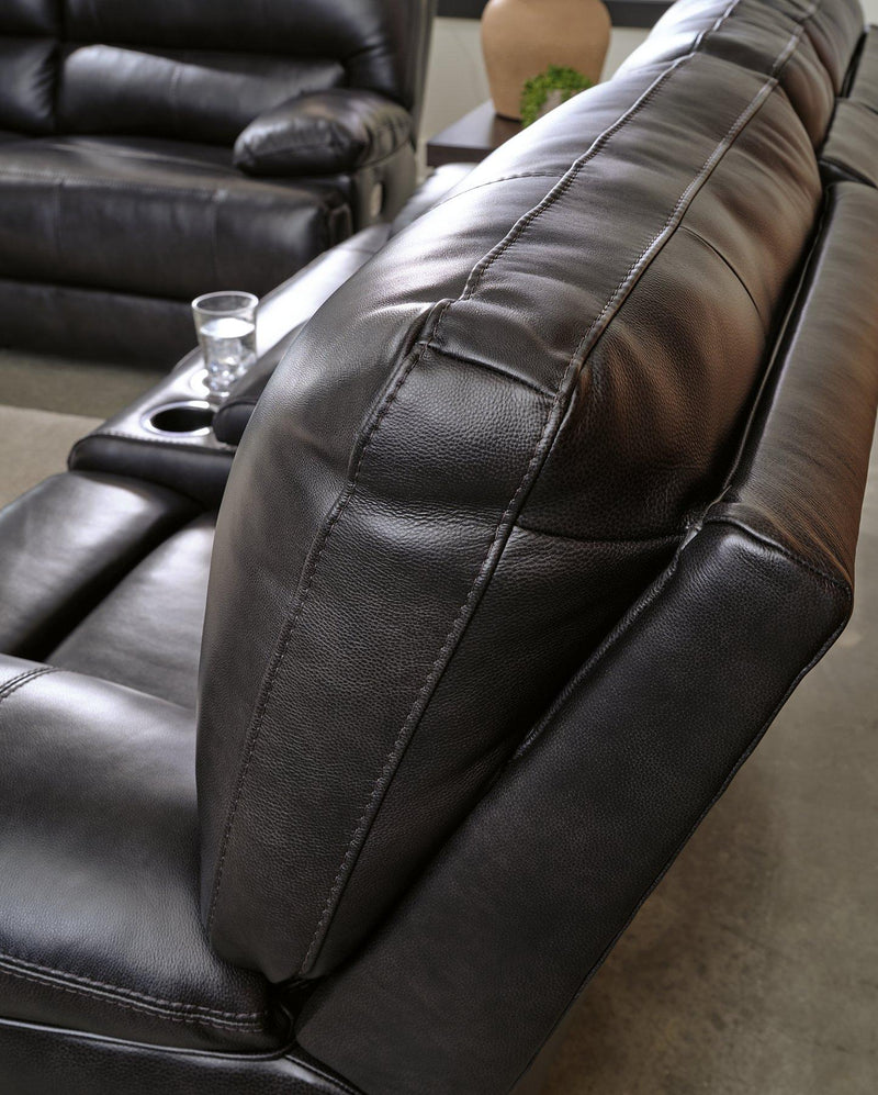 Mountainous Leather Living Room Set