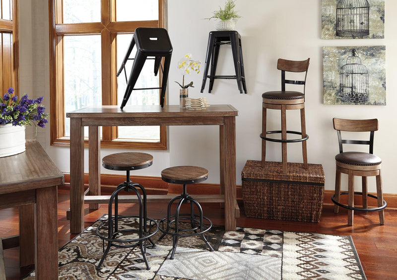 Pinnadel Bar Height Bar Stool (1/CN)
