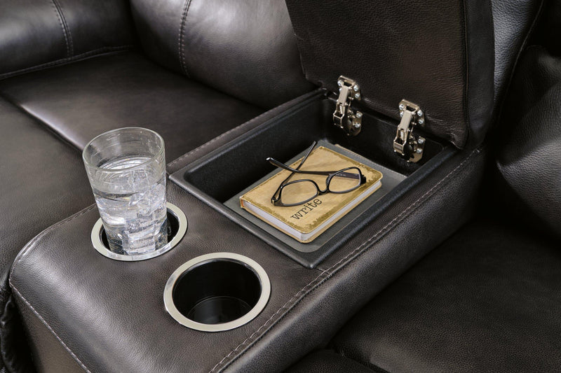 Mountainous Leather Living Room Set