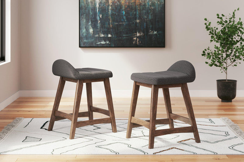 Lyncott Counter Height Bar Stool (Set of 2)