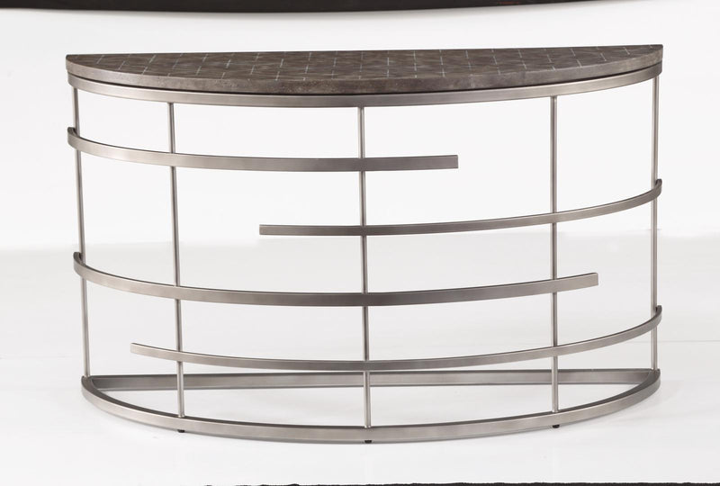 Flexsteel Halo Sofa Table in Silver