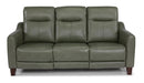 Flexsteel Latitudes Forte Leather Power Reclining Sofa w/Power Headrests