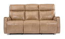 Flexsteel Latitudes Holton Leather Power Reclining Sofa w/Power Headrests