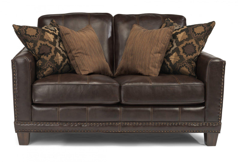 Flexsteel Latitudes Port Royal Leather Loveseat