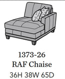 Flexsteel Latitudes Port Royal Leather RAF Chaise