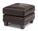 Flexsteel Latitudes Port Royal Leather Ottoman