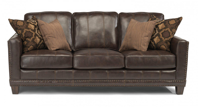 Flexsteel Latitudes Port Royal Leather Sofa