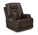 Flexsteel Marley Power Recliner with Power Headrest and Lumbar