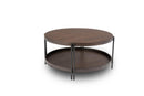 Flexsteel Prairie Round Cocktail Table with Casters