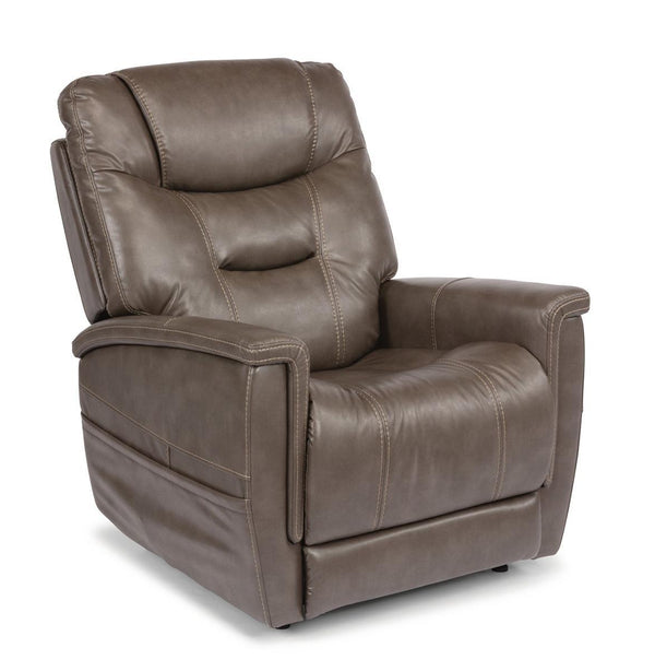 Flexsteel Shaw Power Lift Recliner with Power Headrest and Lumbar