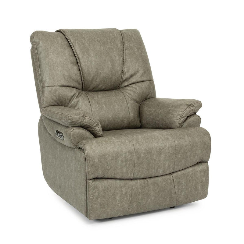 Flexsteel Willis Power Recliner with Power Headrest and Lumbar
