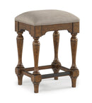 Flexsteel Wynwood Plymouth Bar Stool in Brown (Set of 2)